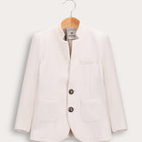 בלייזר אלגנטי עם כפתורים - אבן