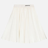 Nylon Jersey Fleece Skirt - Milk