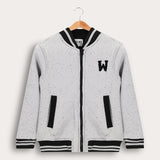 ז'קט קווילט עם כיסים - אבן