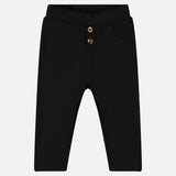 טייץ בייבי סריג כפתורים - שחור