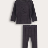 סט בייבי ריב - אפור