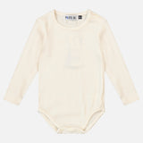 בגד גוף ריב ניקי - שמנת