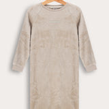 כותנת פליס פרוותי - אבן