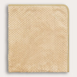 שמיכת פליס עם טקסטורת נקודות - אבן