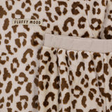 פיג'מת פליס פרוותי - בז'