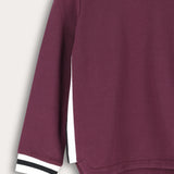 חולצת פוטר בסיומת פסים - חציל