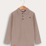 Basic French Polo Shirt - MOCHA