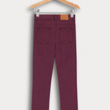 מכנסיים ארוכים עם כיסים - בורדו