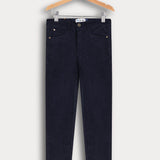 מכנסי קורדרוי בגזרת סקיני - נייבי