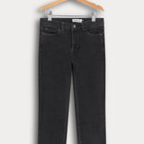 מכנסי ג'ינס עם כיסים - אפור