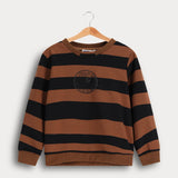 חולצת ניקי פסים - קאמל