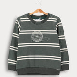 חולצת ניקי פסים - ירוק