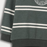 חולצת ניקי פסים - ירוק