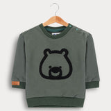 חולצת בייבי סיומת ריב - זית