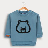 חולצת בייבי סיומת ריב - כחול