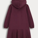 שמלת קפוצ'ון צווארון ריב - חציל