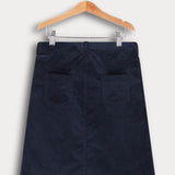 חצאית קורדרוי ישרה - נייבי