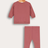 Baby Girls French Bow Tie Set - Pink