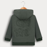 קפוצ'ון בייבי עם כיסים - זית