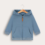 קפוצ'ון בייבי עם כיסים - כחול
