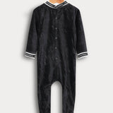 בייביגרו קטיפה כיס קדמי - שחור