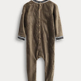 בייביגרו קטיפה כיס קדמי - זית