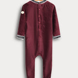 בייביגרו קטיפה כיס קדמי - חציל