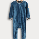 בייביגרו קטיפה כיס קדמי - כחול