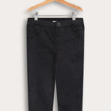 Stock Corduroy Tights - Black