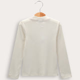 חולצת חצי גולף - שמנת