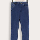 Long skinny jeans - dk. blue