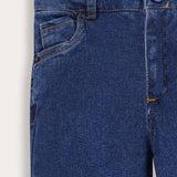 Long skinny jeans - dk. blue