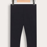 Rib Basic Long Tights - Black