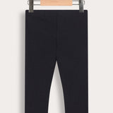 Rib Basic Long Tights - Black