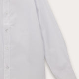 חולצה מכופתרת עם צווארון - לבן