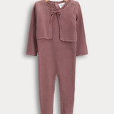 ביביגרו סריג עם קרדיגן  - ורוד