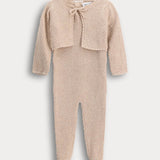 ביביגרו סריג עם קרדיגן  - בז׳