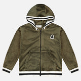 עליונית קפוצ'ון קטיפה ריב - זית