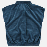 אפודת קטיפה עם כיסים - כחול