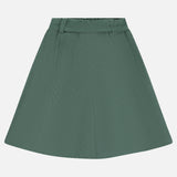 חצאית ריב עם קשירה - ירוק