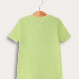 Waffle shirt S.K. - Apple