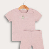 סט בייבי ריב - ורוד