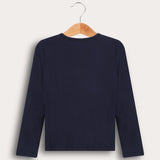 חולצת שרוולים ארוכים - נייבי