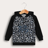 חולצת בייבי עם קפוצ'ון - כחול