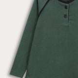 שמלת קומות ריב - ירוק