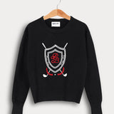 סוודר מועדון גולף - שחור