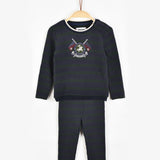 חליפת ריב פסים - נייבי