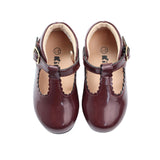 Baby Micro Shoes - Burgundy