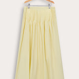 חצאית קפלים - צהוב