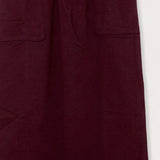 חצאית פרנץ טרי - bordo long